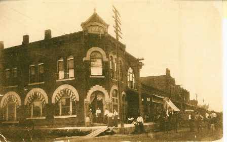 McClain Bank in 1922
