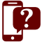 mobile question icon